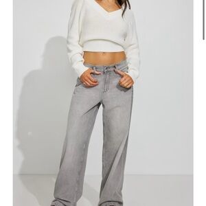 Garage Women's Light Gray Flare Jeans